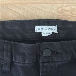 Good American Black Boot Cut Jeans
